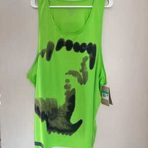 New XL Nike Dri-FIT ADV Division Running Dog Barking Tank Top Green DX0845-313